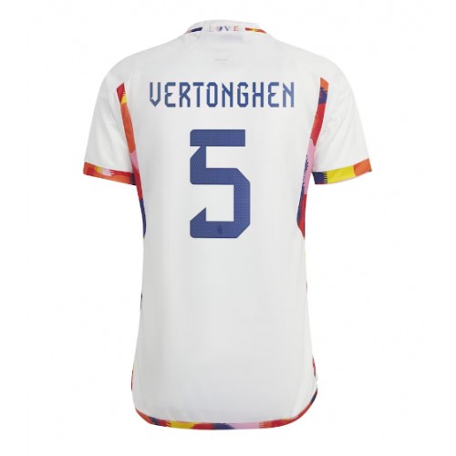 Belgija Jan Vertonghen #5 Gostujuci Dres SP 2022 Kratak Rukavima